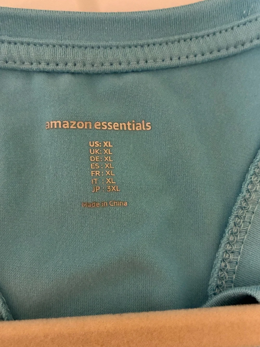 Amazon Essentials Light Blue Scoop Neck Racerback Tank - Picture 3 of 4